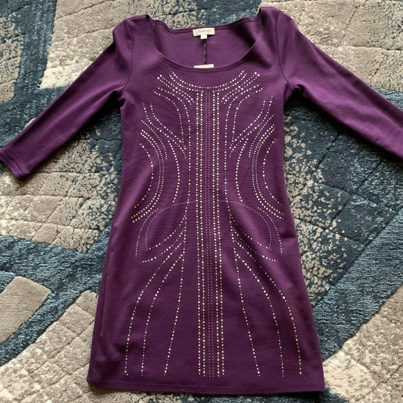 Purple Mini Dress - Picture 4 of 4